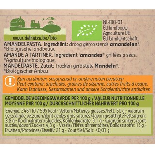 Delhaize | Bio | Amandelpasta | Bio 250 gr
