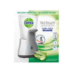 DETTOL | No Touch silver gadget + Hydraterende Aloe Vera  Navulling inclusief