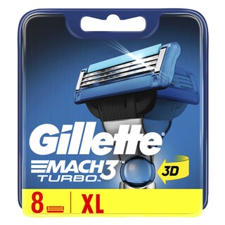 Gillette | Mach 3 Turbo Blades | 8St 