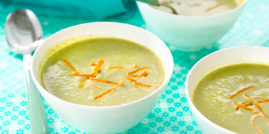 Velouté de poireaux à l’orange