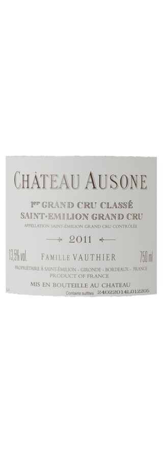 Bordeaux - Saint Emilion Gcc | CHATEAU AUSONE 2011 
