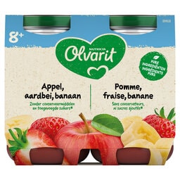 Fruitpap | Appel Aardbei Banaan | 8M