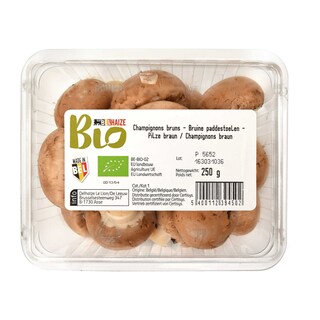 Delhaize | Bio | Champignons bruns | Belges | Bio 250 gr