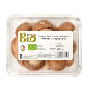 Delhaize | Bio | Champignons bruns | Belges | Bio 