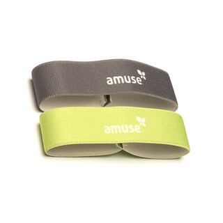 Amuse basic | Elastiek | Brooddoos | Groen | Grijs 