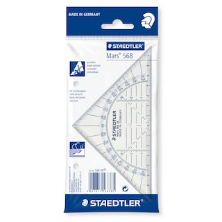 Staedtler | Geodriehoek | 16CM | Onbreekbaar | Bureaumaterialen 