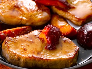 Varkensmignonnettes met pruimen