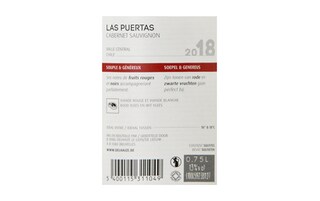 Chili | Central Valley | Las Puertas Cabernet Sauvignon 2018 