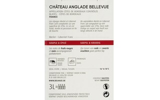 Chateau Anglade Bellevue | Blayes Côtes de Bordeaux 3 l