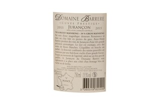 France - Frankrijk | Sud-Ouest - Jurançon | Château Barrere 2015 