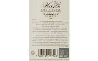France - Frankrijk | Oc IGP | Vent Marin Chardonnay Reserve Wit 