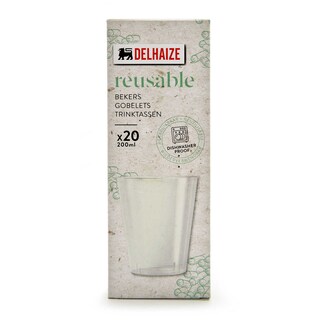 Delhaize | Home | Drinkbeker | Transparant | Plastiek | 200ml 