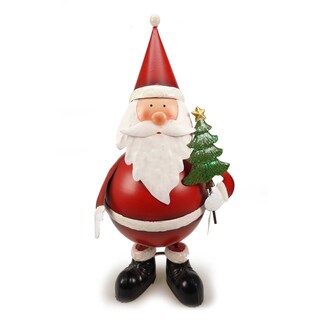 Delhaize | Kerstman Decoratie 17x15x36cm 
