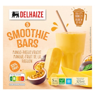 Delhaize | Smoothie bar | Geel 5 x 6,5 cl