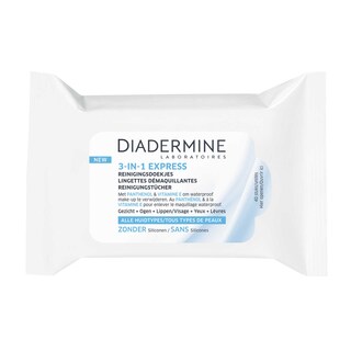 Diadermine | Lingettes démaquillantes | 3in1 | Maxipack 