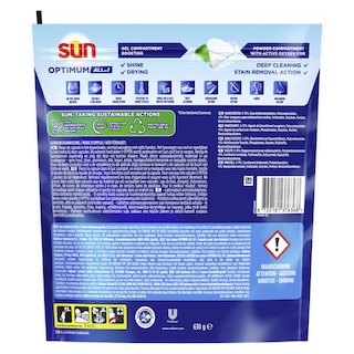 Sun | Capsules lave-vaiselle | Optim| Lemon | 42T 