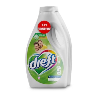 Dreft | Lessive | Liquide | Regular | 1.6L | 32 DS | 1+1 