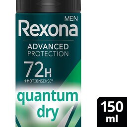 Rexona Men 72H Déodorant nonstop Spray Quantum Dry 150 ml