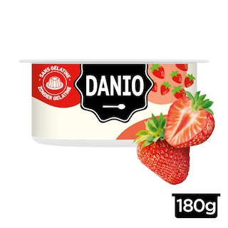 Danone | Danio | Spécialité au fromage frais | Fraise 2e 1/2 p 