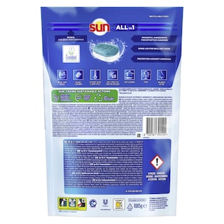 Sun | 62 capsules Lave-vaisselle | AIO | Regular 