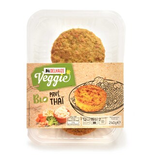 Delhaize | Bio | Pavé | Thai | Végétarien | Bio 