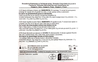 Delhaize | Brazade | Kip | Italiaans 