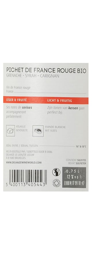 France - Frankrijk | Midi de la France | Vin de France Rouge | BIO 