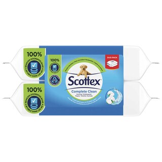 Scottex | Papier toilette | Humide | Complete Clean | Eco | 2 X 42 2 x 42 pc