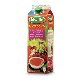Alvalle | Soupe froide à la tomate, betterave rouge 