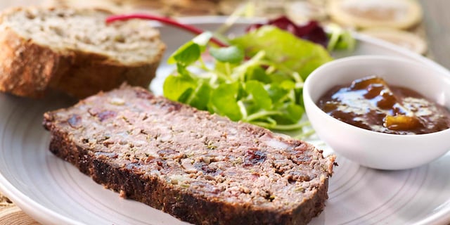 Terrine van wilde eend met veenbessen