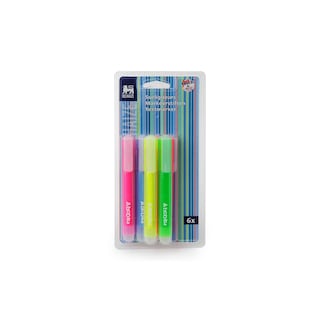 Delhaize | Surligneurs fluos | Thick&fine 6 pc