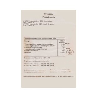 Delhaize | Poulet à rôtir 