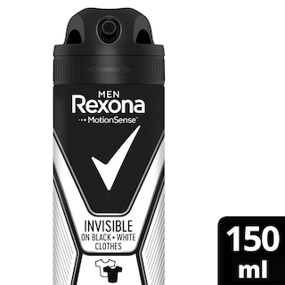 Rexona | Men | Déodorant Spray | Invisible Black & White Clothes | 150 ml 