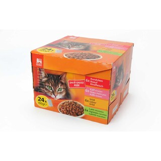 Delhaize | Kattenvoeding | Saus | Multi Pack 
