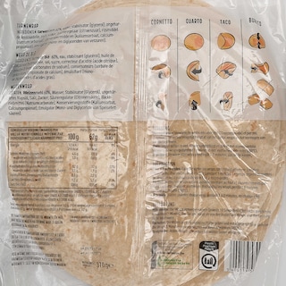 Delhaize | Wraps | 6pc | Blé | Sans lactose 