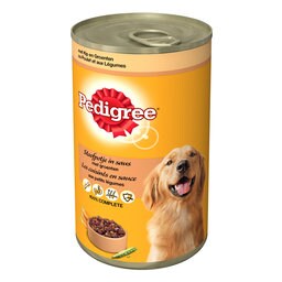 Aliment chien | Sauce | Boeuf | Pâtes
