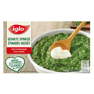 Iglo | Épinards hachés à la crème 