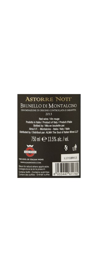 Italie - Italië | Toscana D.O.C.G. | Astorre Noti Brunello di Montalcino 2013 