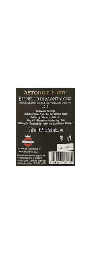 Italie - Italië | Toscana D.O.C.G. | Astorre Noti Brunello di Montalcino 2013 