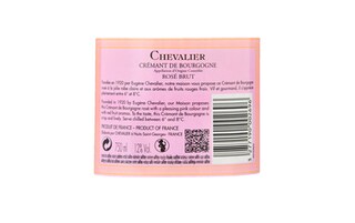 Chevalier | Crémant de Bourgogne | Rosé | Brut 75 cl