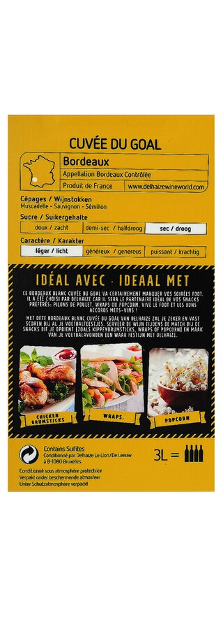 France - Frankrijk | Bordeaux | Cuvée Goal 2014 Wit 