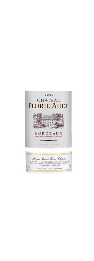 France - Frankrijk | Bordeaux | Château Florie Aude Holze Kiste 2020 Rood 