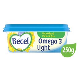 Becel | Margarine | à Tartiner | Omega 3 Light 250 gr