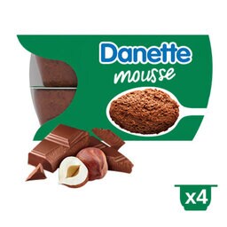 Mousse | goût chocolat et noisette