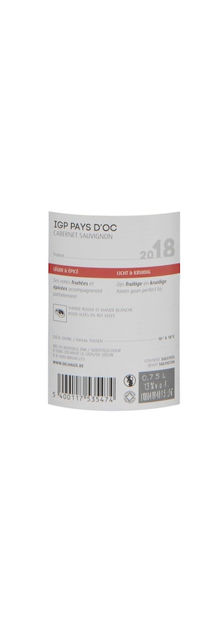 France - Frankrijk | Midi de la France - Oc IGP | Oc IGP Cabernet Sauvignon 2018 