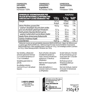 Delhaize | Framboises 250 gr