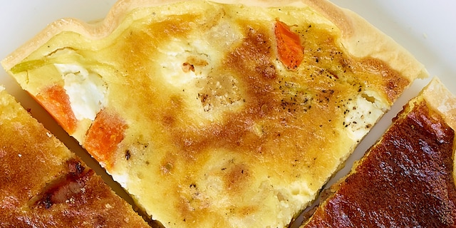 Vegetarische quiche