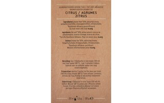 Delhaize | Thé | Vert | Agrumes | Sachets 