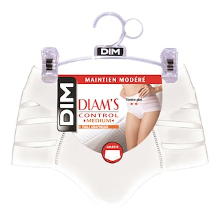 Dim | Diams | Slip ventre plat | wit | T46 