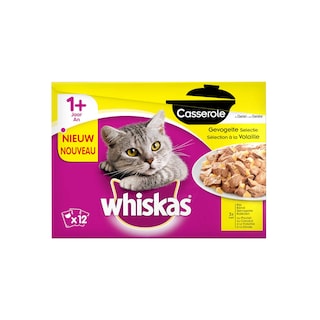 Whiskas | Aliment chat | Sélection volaille | Casserole 